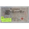 Image 1 : GERMANY 1910 -1000 MARK BANK NOTE "N" SERIES