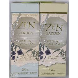 NEW ZEN GARDEN BATH & MASSAGE OIL AND