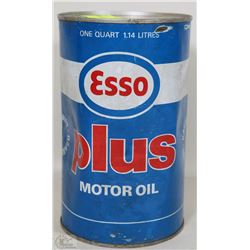 VINTAGE UNOPENED ESSO PLUS OIL