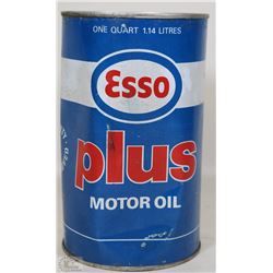 VINTAGE UNOPENED ESSO PLUS OIL