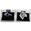 Image 1 : LOT OF 2 WOMENS FASHION RINGS
