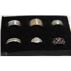 Image 1 : 6 STERLING SILVER RINGS