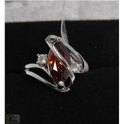 WHITE GOLD FILLED/PLATED RING SZ 7