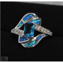 WHITE GOLD FILLED/PLATED RING SZ 7