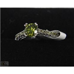 WHITE GOLD FILLED/PLATED RING SZ 6