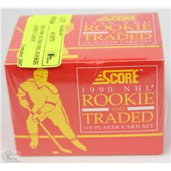 UNOPENED 1990 SCORE NHL ROOKIE AND TRADED CARDS