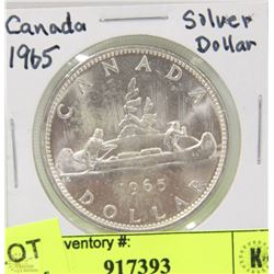 CANADA MINT 1965 SILVER DOLLAR