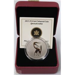 2013 RCM COLOURED COIN - QUETZALCOATLUS