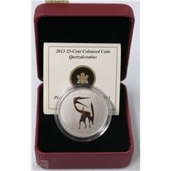 2013 RCM COLOURED COIN - QUETZALCOATLUS
