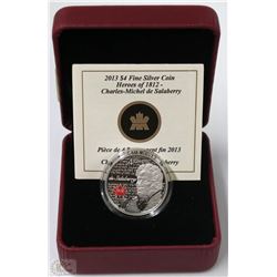 RCM $4 FINE SILVER COIN - HEROES OF 1812