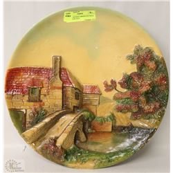 HAND PAINTED FARMHOUSE WALL PLAQUE BY W.H.