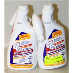 TWO BOTTLES OF TB MINUTEMAN HARD SURFACE