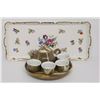 Image 1 : NEW VIETNAM PORCELAIN TEA SET/W VINTAGE BONE