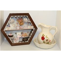 VINTAGE BATHROOM DESIGN HAND MADE WALL HANGING