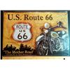 Image 1 : VINTAGE STYLE TIN ROUTE 66 SIGN