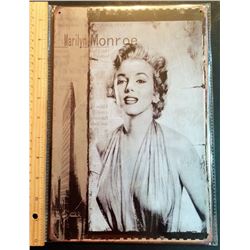 VINTAGE STYLE TIN MARILYN MONROE SIGN
