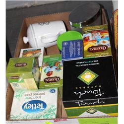 FLAT W/NEW PRODUCTS - TEA (8 BOXES),