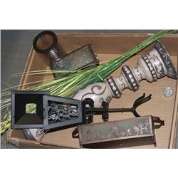 MISCELLANEOUS CANDLE HOLDERS, SOME ARE PARTYLITE