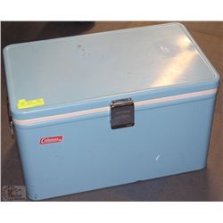 VINTAGE COLEMAN METAL COOLER