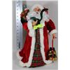 Image 1 : CRUSHED VELVET JINGLING SANTA