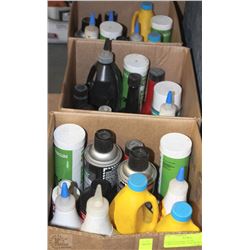 36 BOTTLES MISC AUTO LUBRICANTS INCL LUCAS, KLEEN