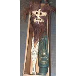 AFRICAN MASK & STATUES
