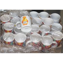 FLAT OF ASSORTED COMMEMORATIVE MUGS