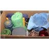 Image 1 : HOUSEHOLD MIX BOX - LOTS OF TINS, CANDLE HOLDERS,