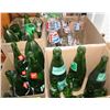 Image 1 : LOT OF 4 BOXES OF VINTAGE COLA BOTTLES (SPRITE,