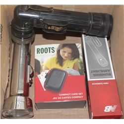 A BOX W RETRO EVEREADY FLASHLIGHT