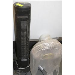 2 FANS INCL UPRIGHT SUNBEAM AND TABLE TOP