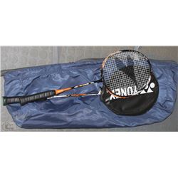 2 BADMINTON RACQUETS WITH BAG