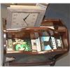 Image 1 : WOODEN MAGAZINE HOLDER WITH BOOKS AND SPORTS