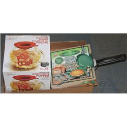 MICRO POP NEW POPCORN POPPER INCL RECIPES AND NEW