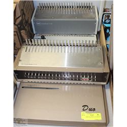 2 BINDING MACHINES C150 AND DUO