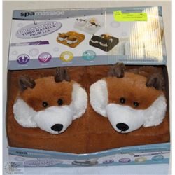 NEW MASSAGING FOX SLIPPERS