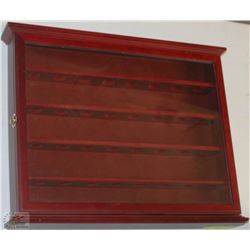 WOODEN GOLF BALL DISPLAY CASE