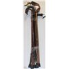 Image 1 : LOT OF 8 ASSORTED CANES INCL WOOD, METAL AND MORE