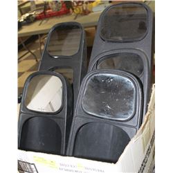 3 SETS OF TRAILER PULL MIRRORS