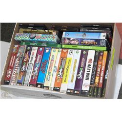 BOX WITH XBOX GAMES & PC GAMES