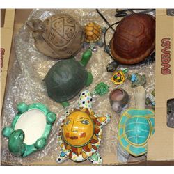 LARGE FLAT OF TURTLES INCL MAZATLAN AND ARBORITE