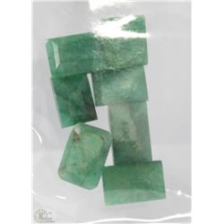 #4-NATURAL GREEN EMERALD  70CT