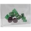 Image 1 : #5-NATURAL GREEN EMERALD /RUBY 102CT