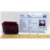Image 1 : EMERALD CUT NATURAL RUBY