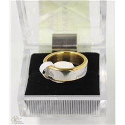 FOREVER LOVE BAND RING GOLD PLATED
