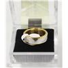 Image 1 : FOREVER LOVE BAND RING GOLD PLATED