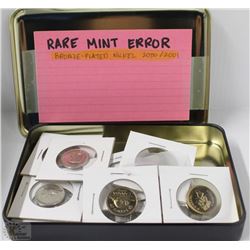 RARE MINT ERROR BRONZE PLATED NICKEL 2000 - 2001