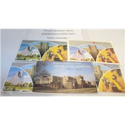 ROYAL CANADIAN UNCIRCULATED MINT COIN SETS