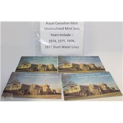 ROYAL CANADIAN UNCIRCULATED MINT COIN SETS