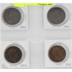 EARLY 1900'S COIN (GEORGE V AND QUEEN VICTORIA)